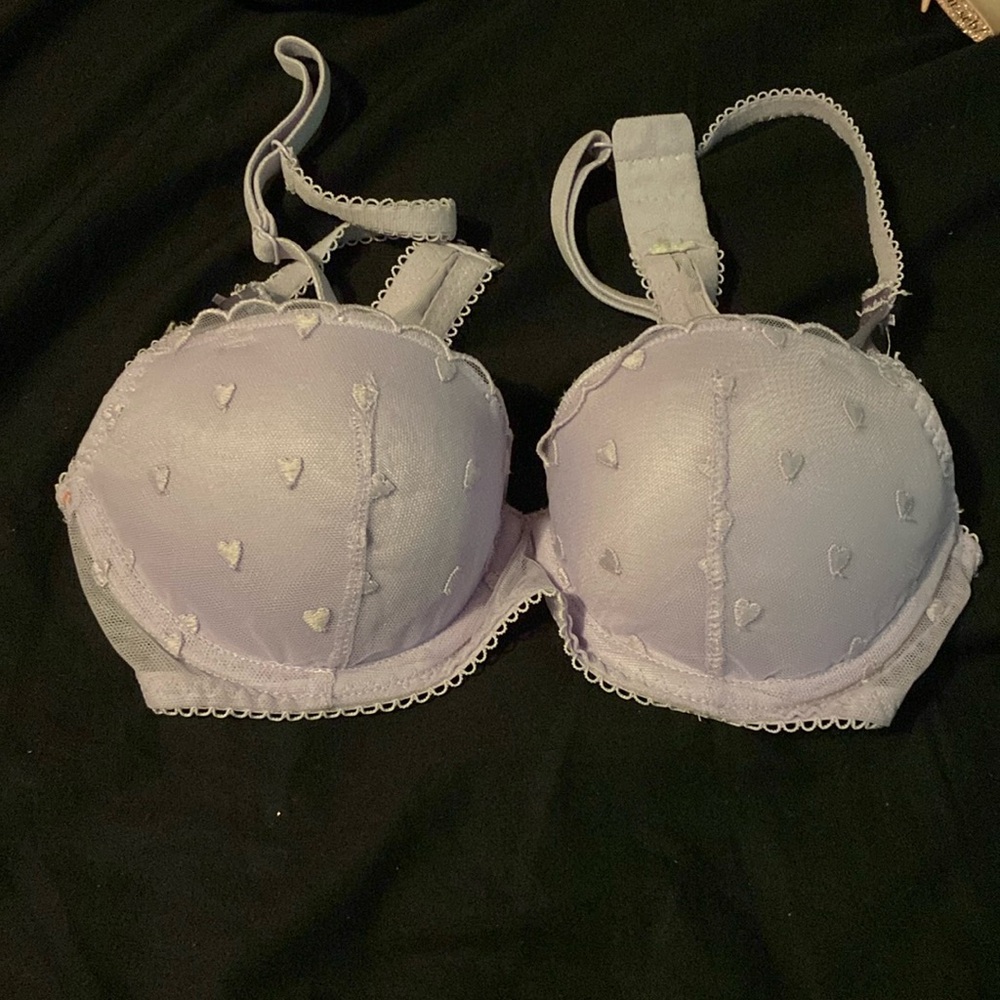 Pink/victorias secret push up bra. Size 34 A